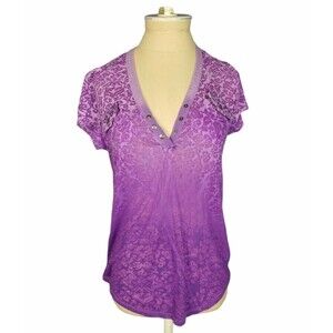 Athleta Women's Purple Grapejuice Boxwood Athletic Short Sleeve Tee Size Small